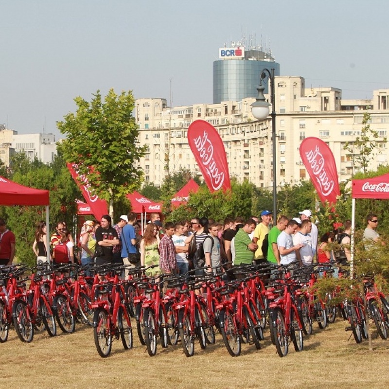 „Bicicleta rosie”  a organizat turul ciclist pentru amatori