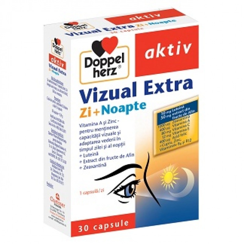 Mentine sanatatea ochilor cu noile suplimente Vizual, din gama Doppelherz-aktiv