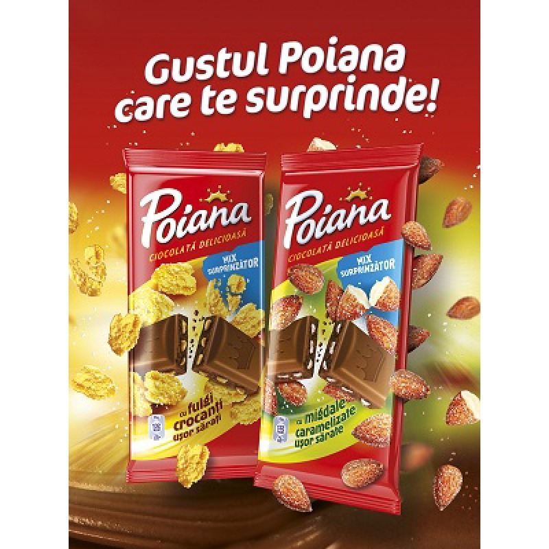 Gust surprinzator dulce-sarat in noile ciocolate Poiana