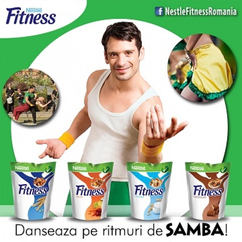Nestlé Fitness lanseaza Programul pentru un abdomen plat in pasi de Samba