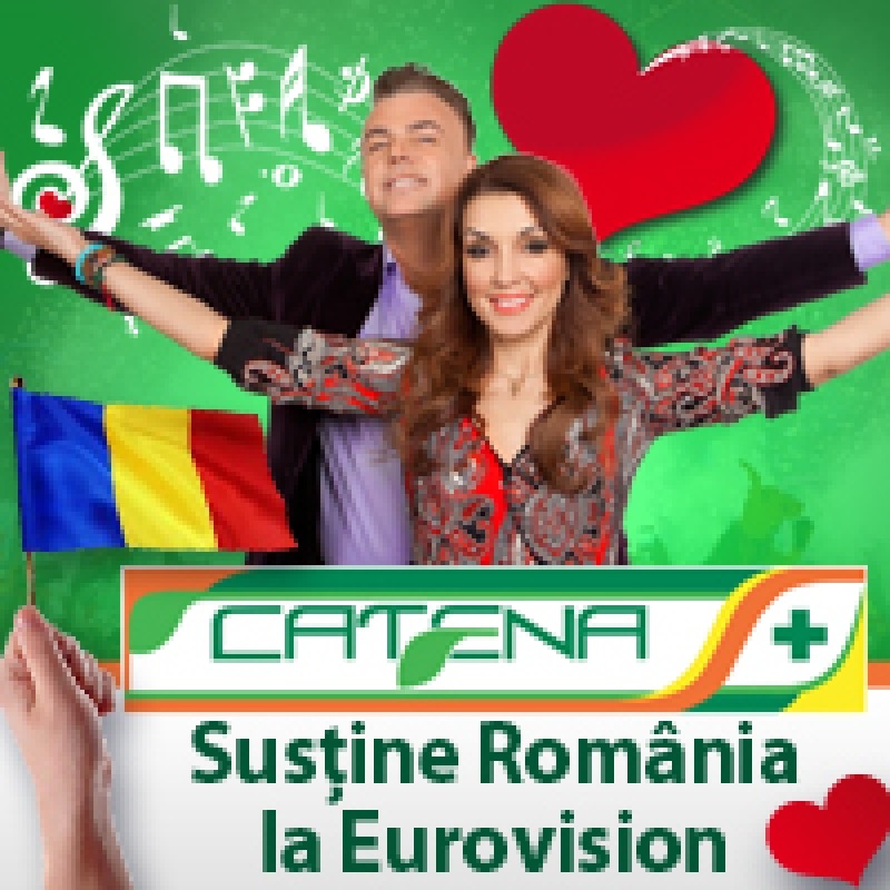 Catena sustine Romania la Eurovision 2015