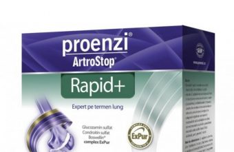 Proenzi ArtroStop Rapid+ conține complexul ExPur benefic pentru articulații
