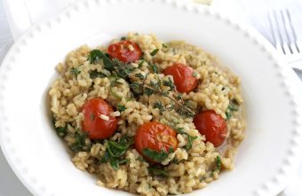 Risotto cremos cu rosii