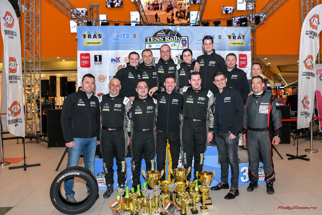 CATENA sustine campionii! 10 podiumuri pentru membrii echipei DTO Tellur Rally Team