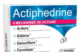 Actiphedrine, un produs, patru acțiuni de slăbire
