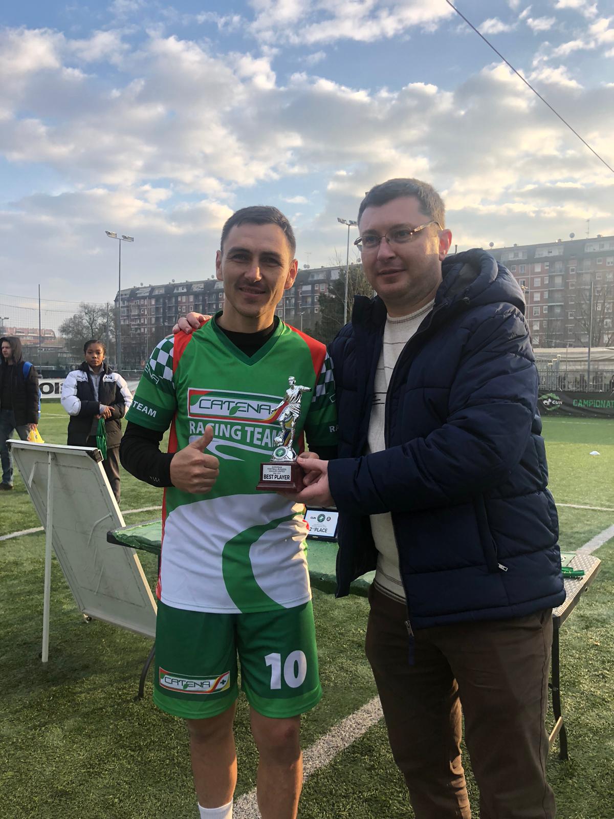 Catena Racing Team, vicecampioană a turneului european de fotbal de la Milano