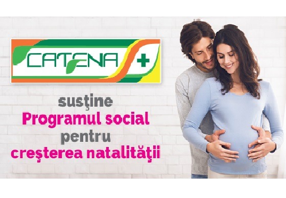 Catena sustine „Programul social de interes national de sustinere a cuplurilor si a persoanelor singure, pentru cresterea natalitatii”