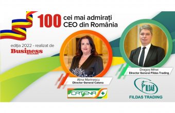 Directorul General Catena și Directorul General Fildas Trading, în Top 100 cei mai admirați CEO din România