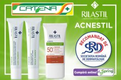 Gama Rilastil Acnestil, recomandată de Societatea Română de Dermatologie