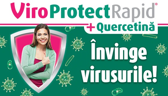 (P) Fii învingător în lupta cu virusurile cu ViroProtect Rapid + Quercetină!