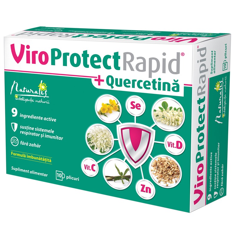 (P) Fii învingător în lupta cu virusurile cu ViroProtect Rapid + Quercetină!